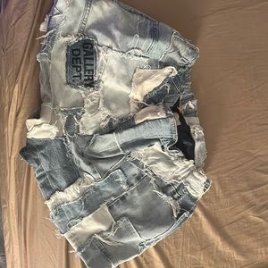 Gallery Dept Zuma recycled denim shorts